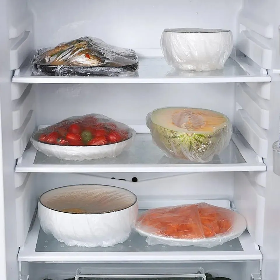 100-Piece Magic Stretch Food Covers – Reusable Covering Caps