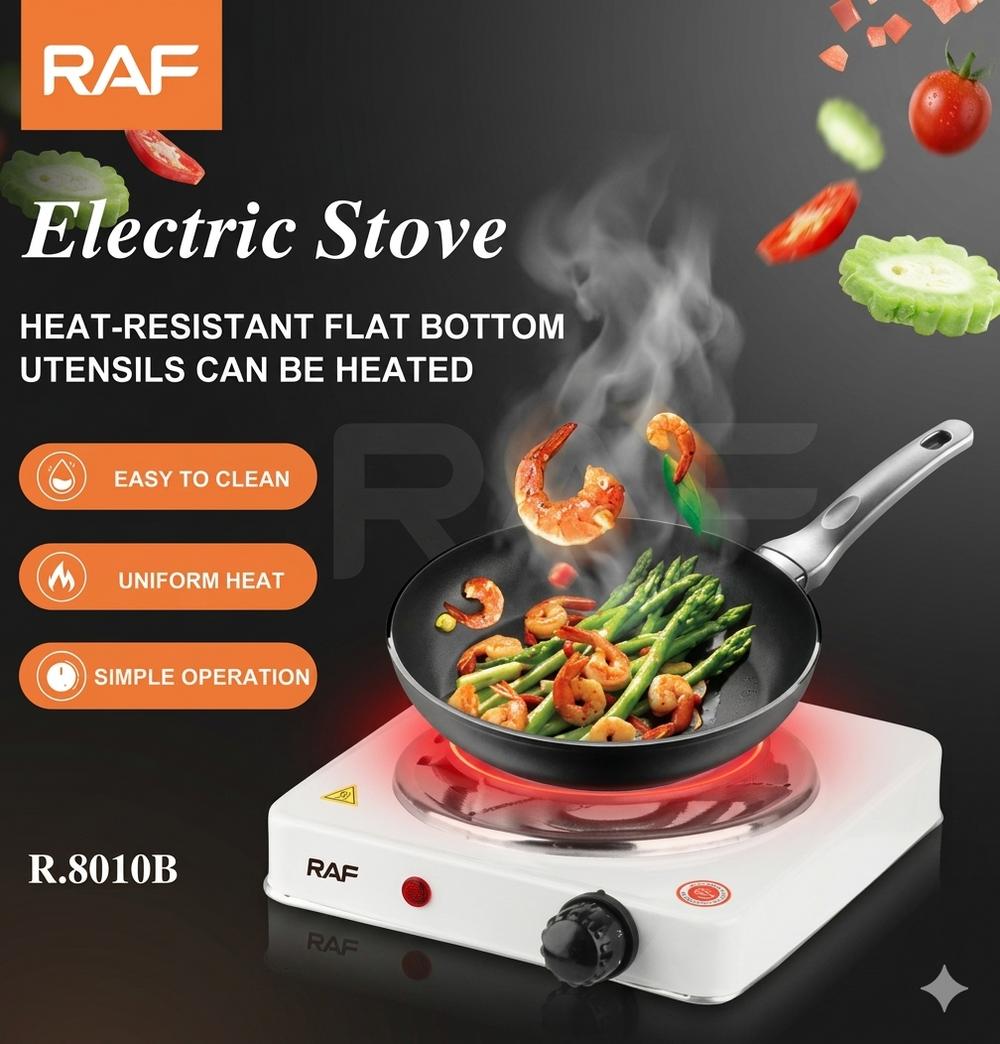 1000W Portable Electric Stove – High-Performance Single Burner Hot Plate