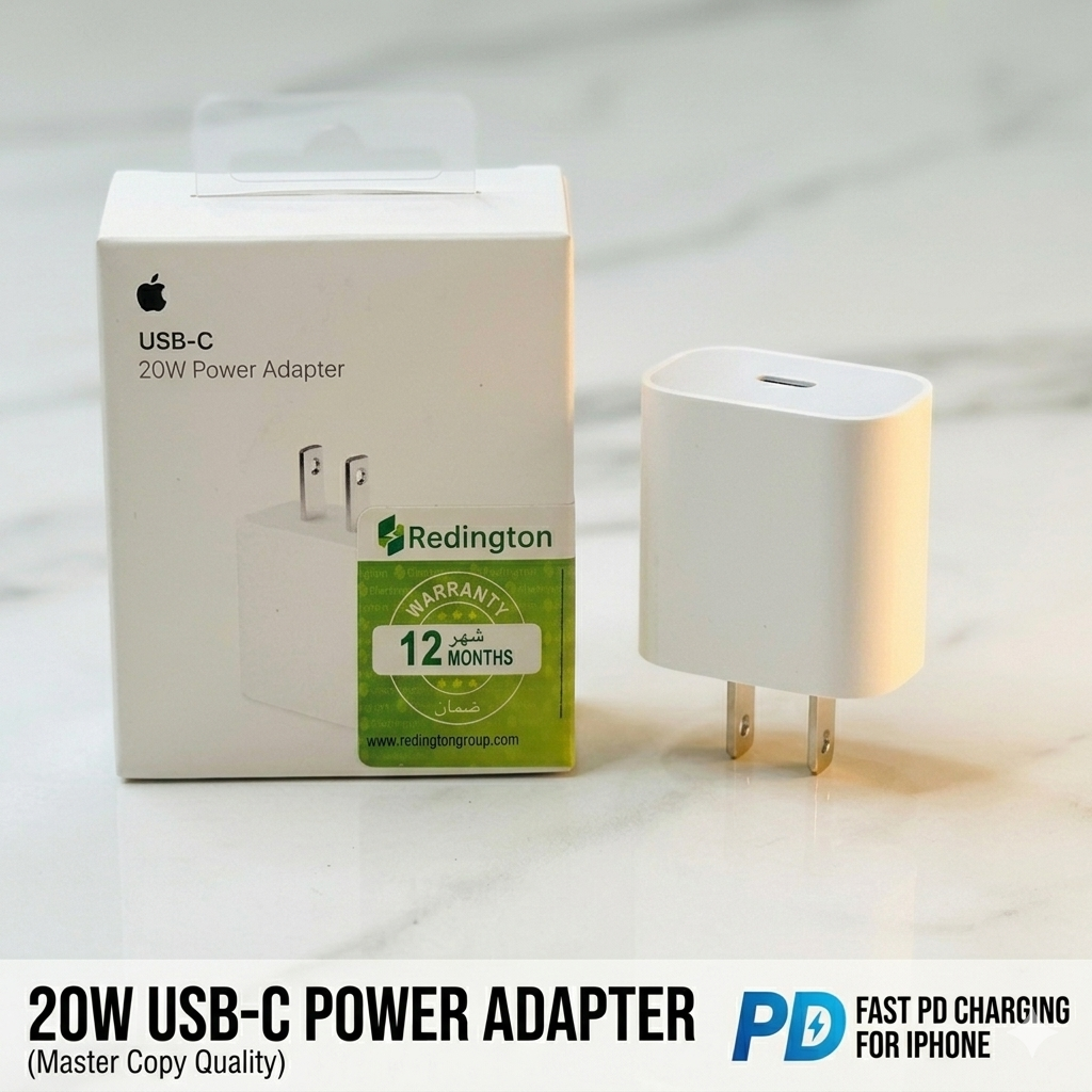 20W USB-C Power Adapter (Master Copy) – Fast PD Charging for iPhone