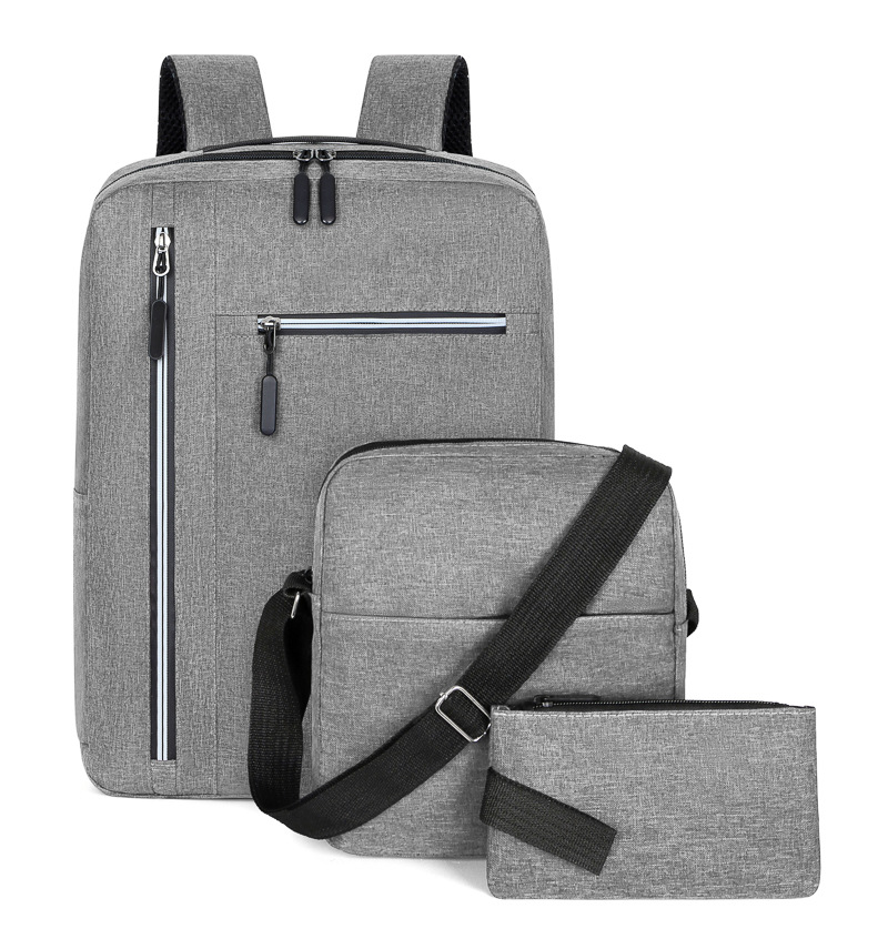 3-in-1 Student & Travel Backpack Set – USB Charging & Anti-Theft Design