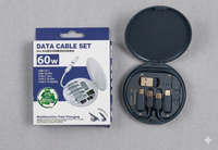 6-in-1 Multifunctional 60W Fast Charging Cable Kit & Travel Case