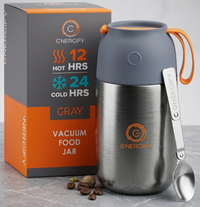 600ml Insulated Vacuum Food Jar – Stainless Steel Lunch Thermos