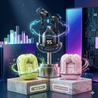 Air31 Crystal Wireless Earbuds – Transparent Design & ENC
