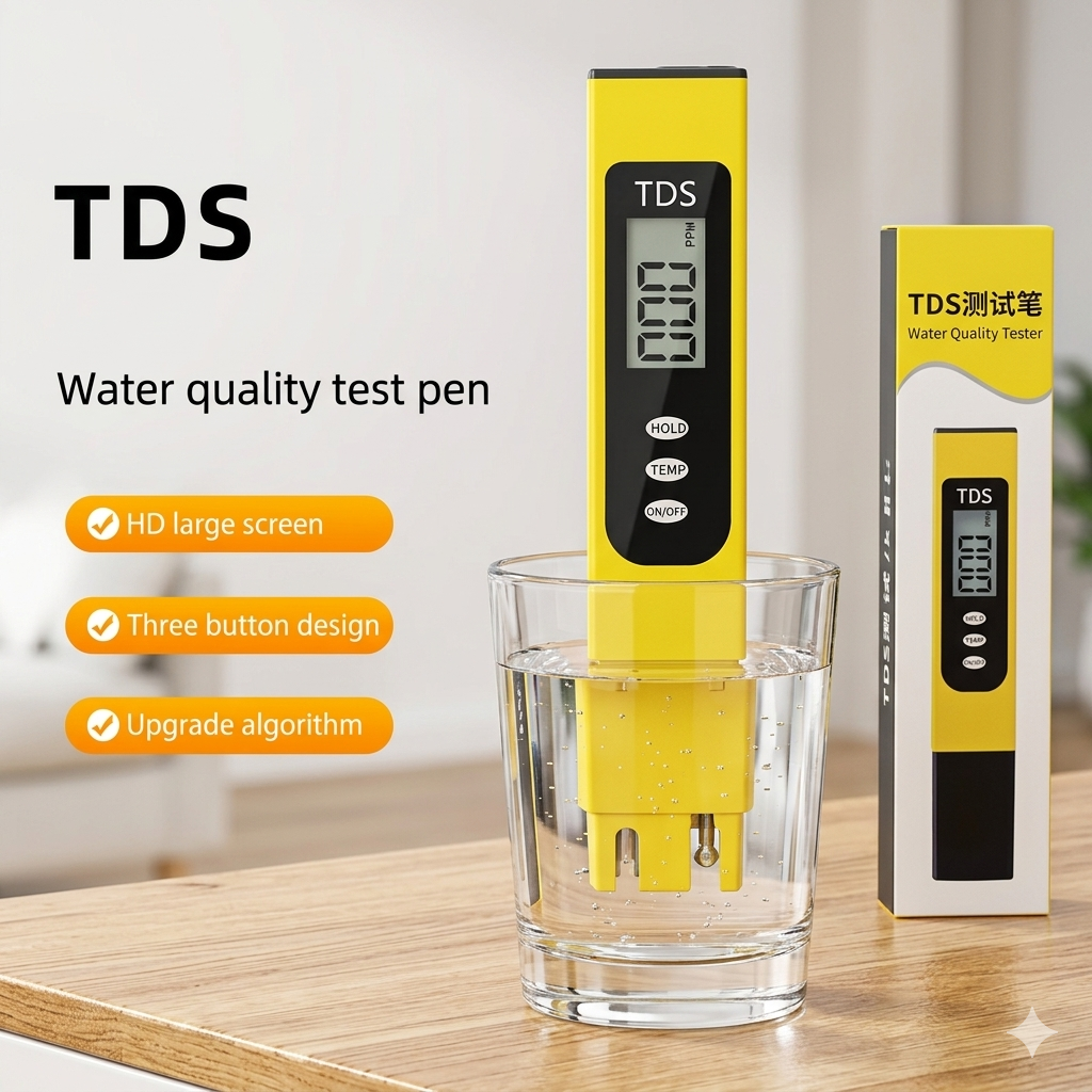 Digital TDS Water Tester Pen – High Accuracy Purity Meter