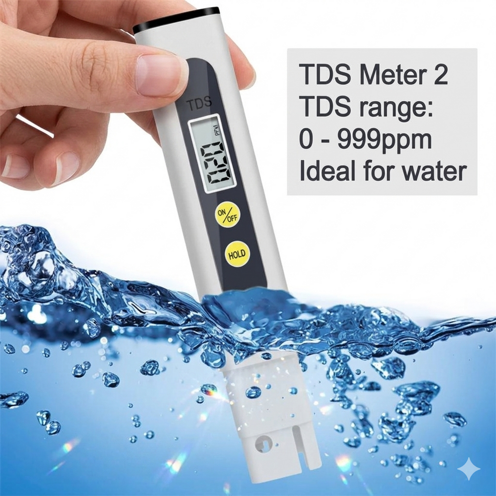 Digital TDS Water Tester Pen – High Accuracy Purity Meter