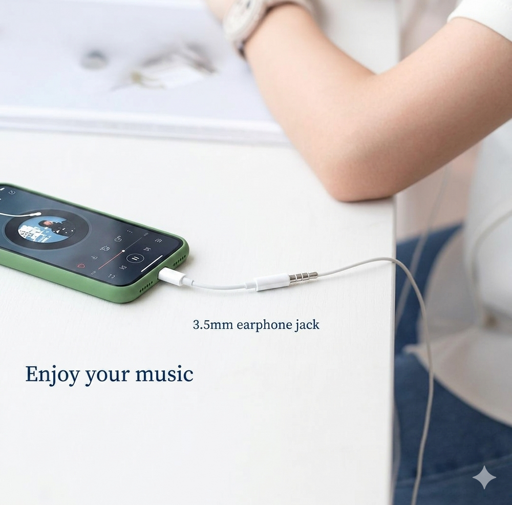 Lightning to 3.5mm Headphone Jack Adapter