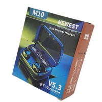 M10 Ultra Wireless Earbuds – LED Display & Power Bank Case