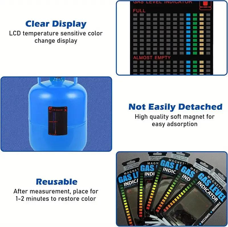 Magnetic LPG Gas Level Indicator – Real-Time Smart Refill Sensor
