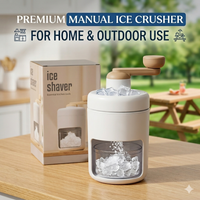 Manual Gola Ganda & Ice Crusher – Stainless Steel Blade Ice Crusher