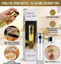 100ml Premium Glass Oil Sprayer – Cooking Mist for Air Fryer & BBQ