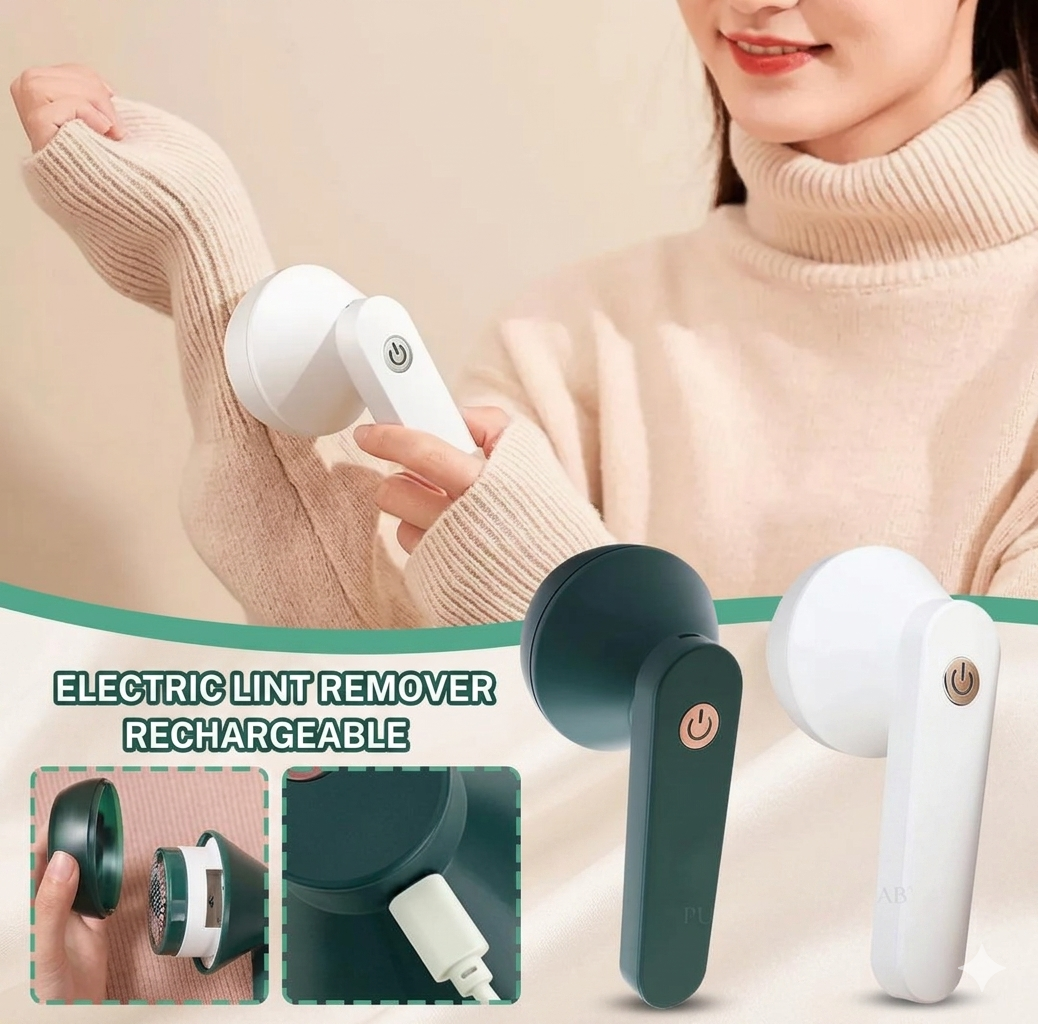 Pro-Glide Electric Lint Remover – USB Rechargeable Fabric Shaver
