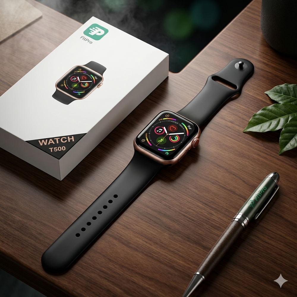 T500 Smart Watch: 2.5D Curved Glass & HD Touch Screen