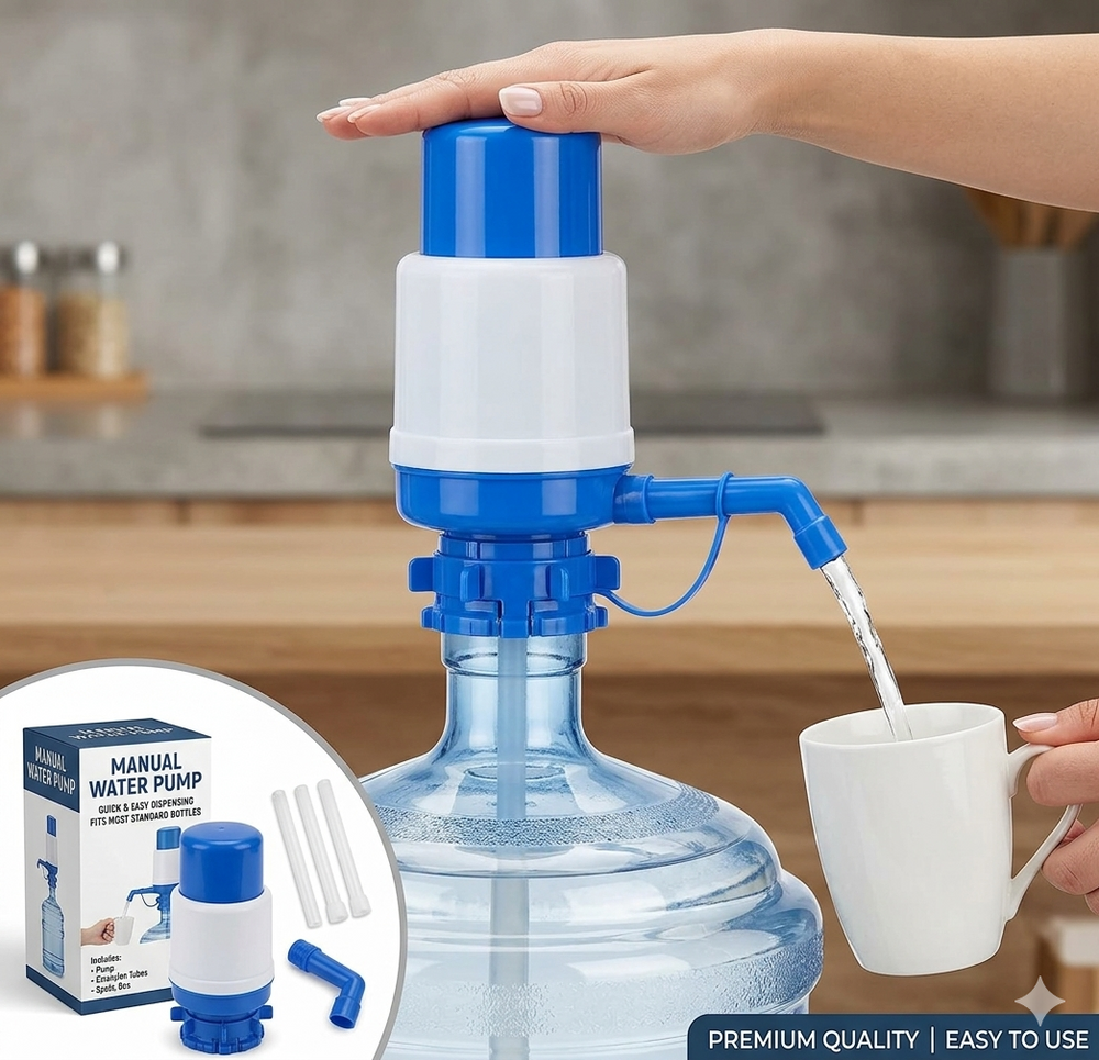 Universal Manual Water Dispenser Pump – Leak-Proof Water Pump