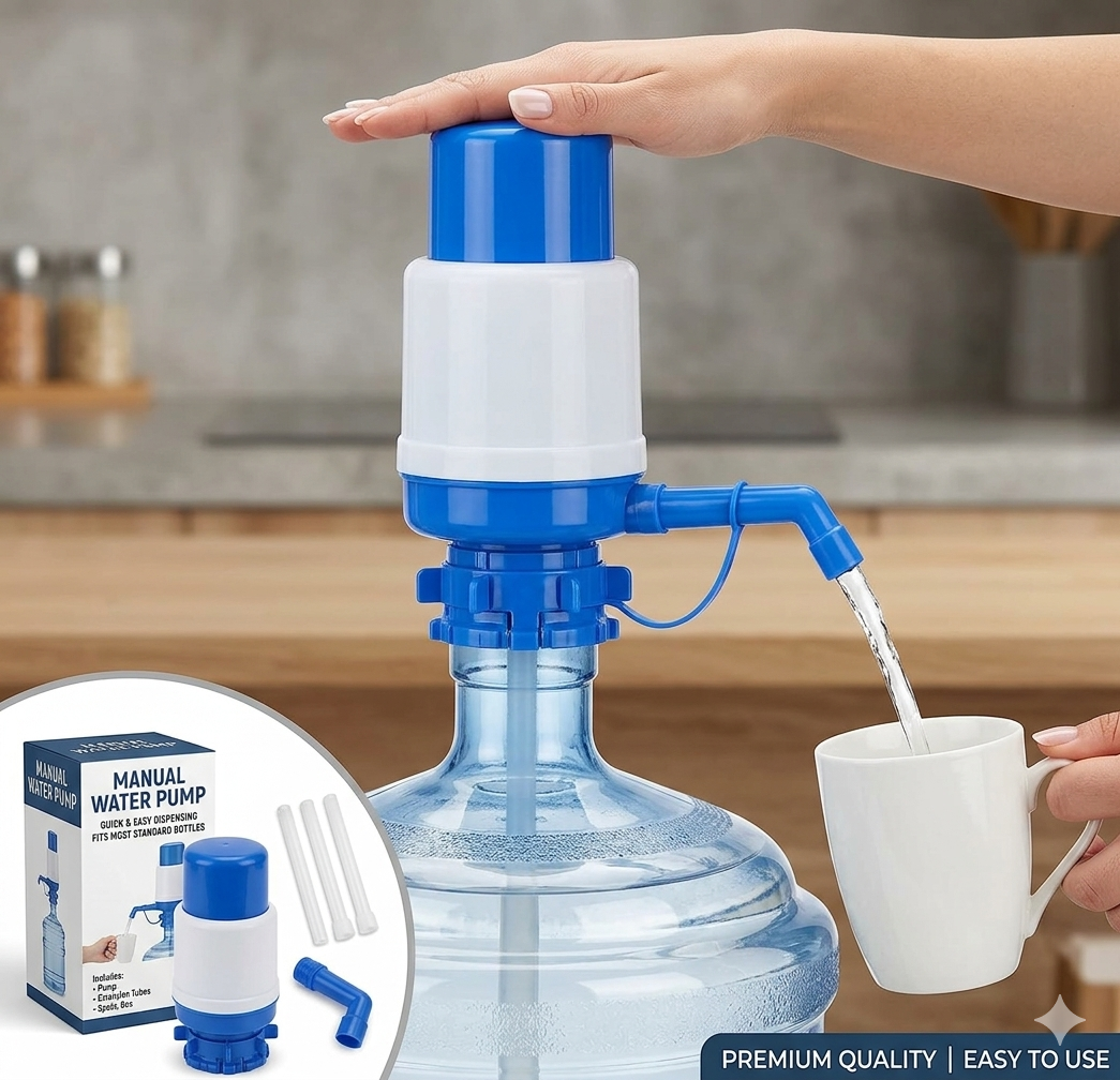 Universal Manual Water Dispenser Pump – Leak-Proof Water Pump