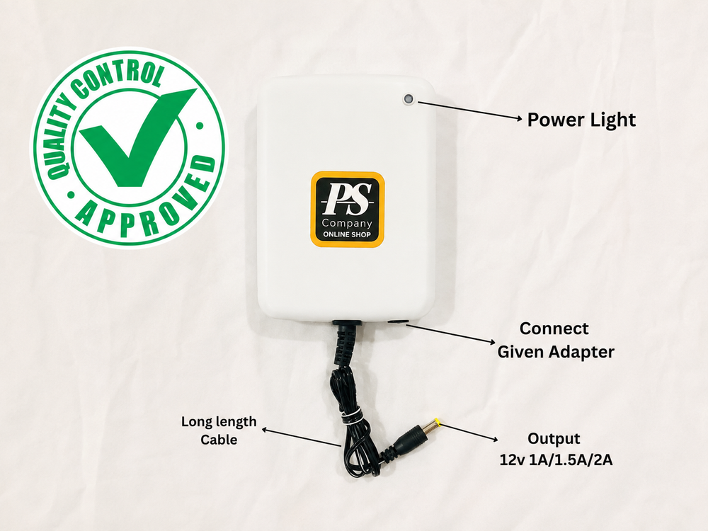 Mini UPS Router Power Bank 12V & 9V – Up to 5 Hours Wi-Fi Router Backup